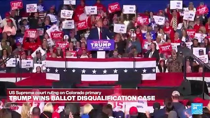 Trump wins Colorado ballot disqualification case at US Supreme Court