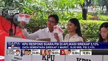 Respons KPU soal Suara PSI Meroket 3,13 Persen dalam 3 Hari di Sirekap