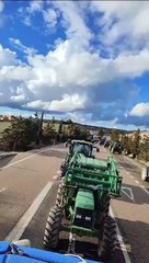 Nueva tractorada por la N-122 en La Vid