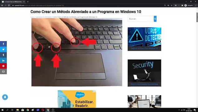 Como CREAR ATAJOS RÁPIDO a tus PROGRAMAS en WINDOWS 10 | FÁCIL Y RÁPIDO