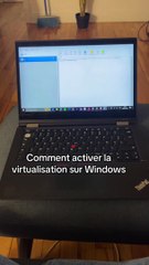 Activer la virtualisation sur Windows