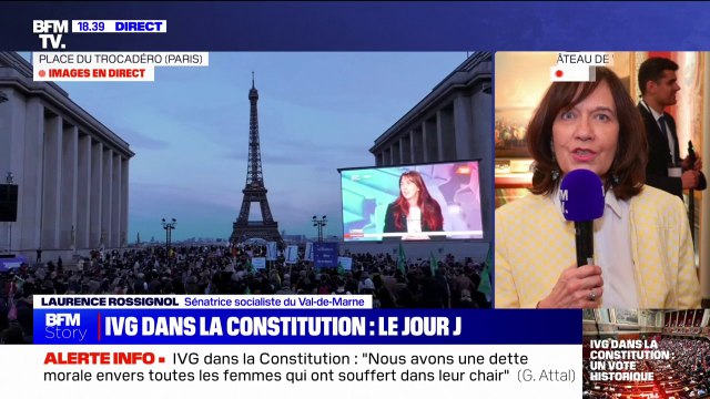 IVG dans la Constitution: C'est un très beau moment que nous vivons , affirme la sénatrice socialiste Laurence Rossignol