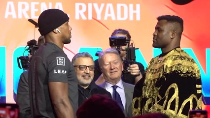 Anthony Joshua Meets Francis Ngannou In A Massive Heavyweight Fight In Saudi Arabia On Friday Night