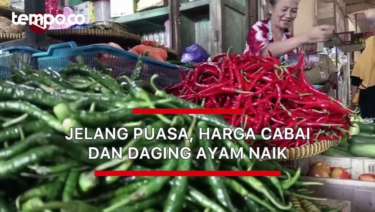Jelang Puasa, Harga Cabai dan Daging Ayam Naik