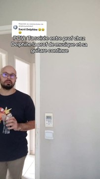 POV : Ta soirée entre prof chez Delphine la prof de musique et sa guitare continue