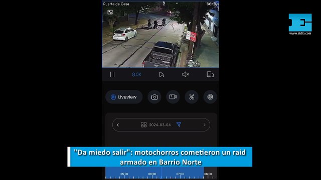 Da miedo salir : motochorros cometieron un raid armado en un barrio de La Plata