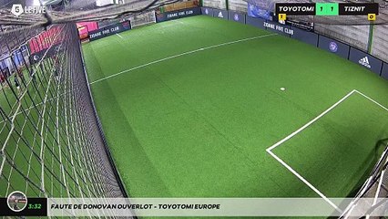 Faute de Donovan OUVERLOT - TOYOTOMI EUROPE