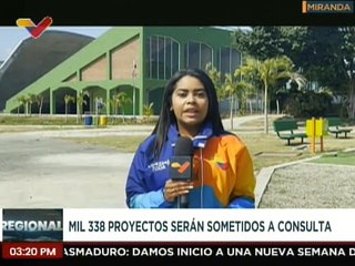 Más de 1.300 proyectos serán puesto a consulta popular para el bienestar del pueblo Mirandino