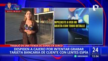 Surco: Despiden a cajero de tienda de donuts que intentó grabar tarjeta de cliente con 
