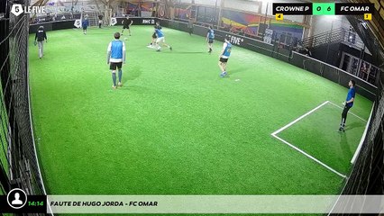 Faute de Hugo JORDA - FC OMAR