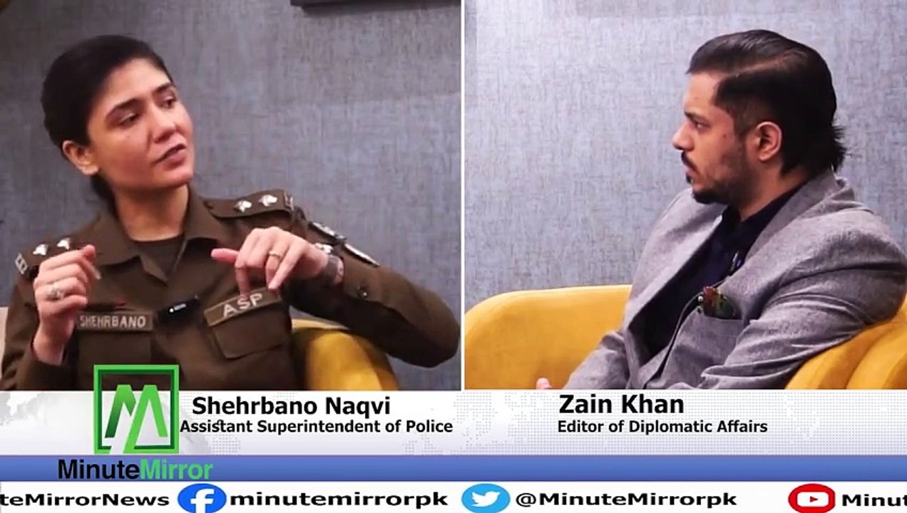 Minute Mirror Exclusive with ASP Shehrbano Naqvi by Zain Khan | Minute Mirror News