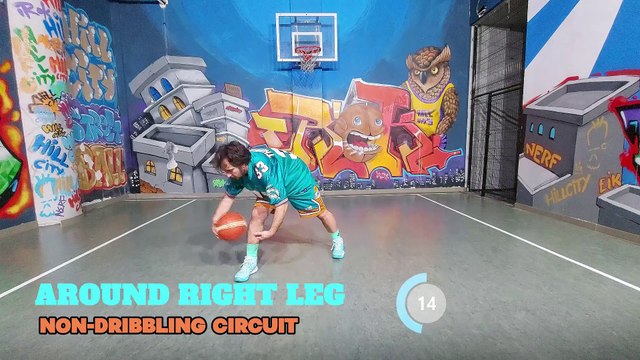 15-MIN TRIPLE TREAT AND BETWEEN THE LEGS BASKETBALL DRIBBLING WORKOUT