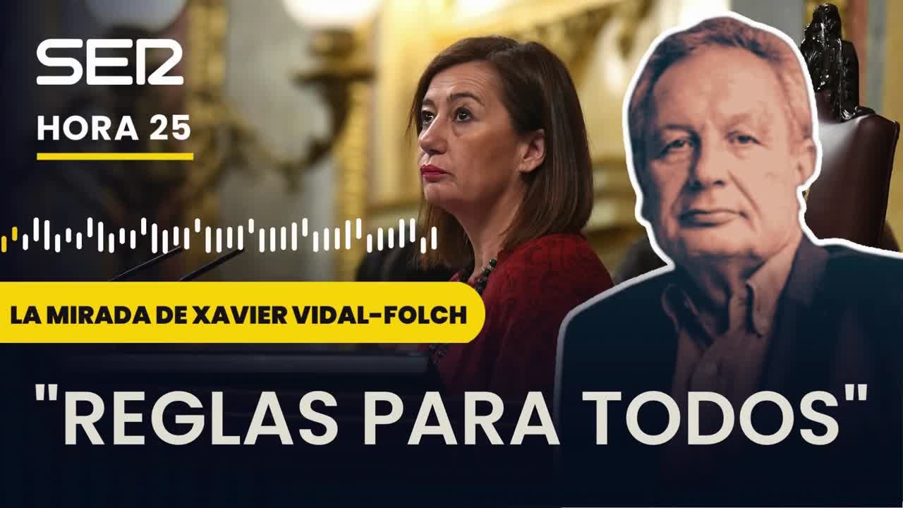 Xavier Vidal-Folch, sobre Armengol y el 'caso Koldo': "Puede pedir las dimisiones todo el mundo, menos el PP"