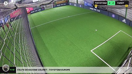 Faute de Maxime Colinet - TOYOTOMI EUROPE