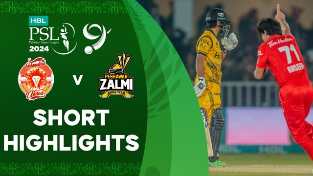 Short Highlights | Islamabad United vs Peshawar Zalmi | Match 20 | HBL PSL 9 | M1Z2U