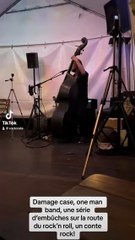 « Tchao Pantin »Julien Perugini, Damage Case, one man case, un serie d’embûches sur la route du rock’n roll, un conte rock!, The Mad Jack, Mont de Marsan.