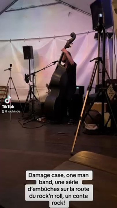 « Tchao Pantin »Julien Perugini, Damage Case, one man case, un serie d’embûches sur la route du rock’n roll, un conte rock!, The Mad Jack, Mont de Marsan.