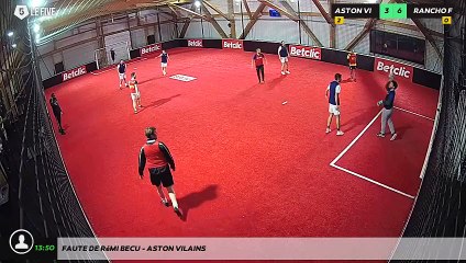 Faute de Rémi BECU - ASTON VILAINS