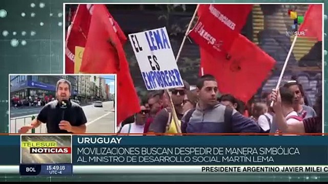En Uruguay trabajadores del área social realizan paro nacional.