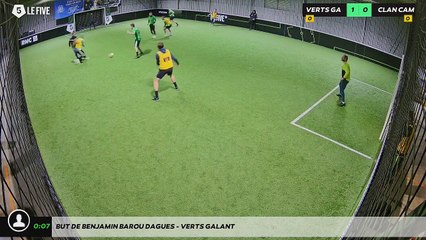 But de Benjamin Barou Dagues - VERTS GALANT