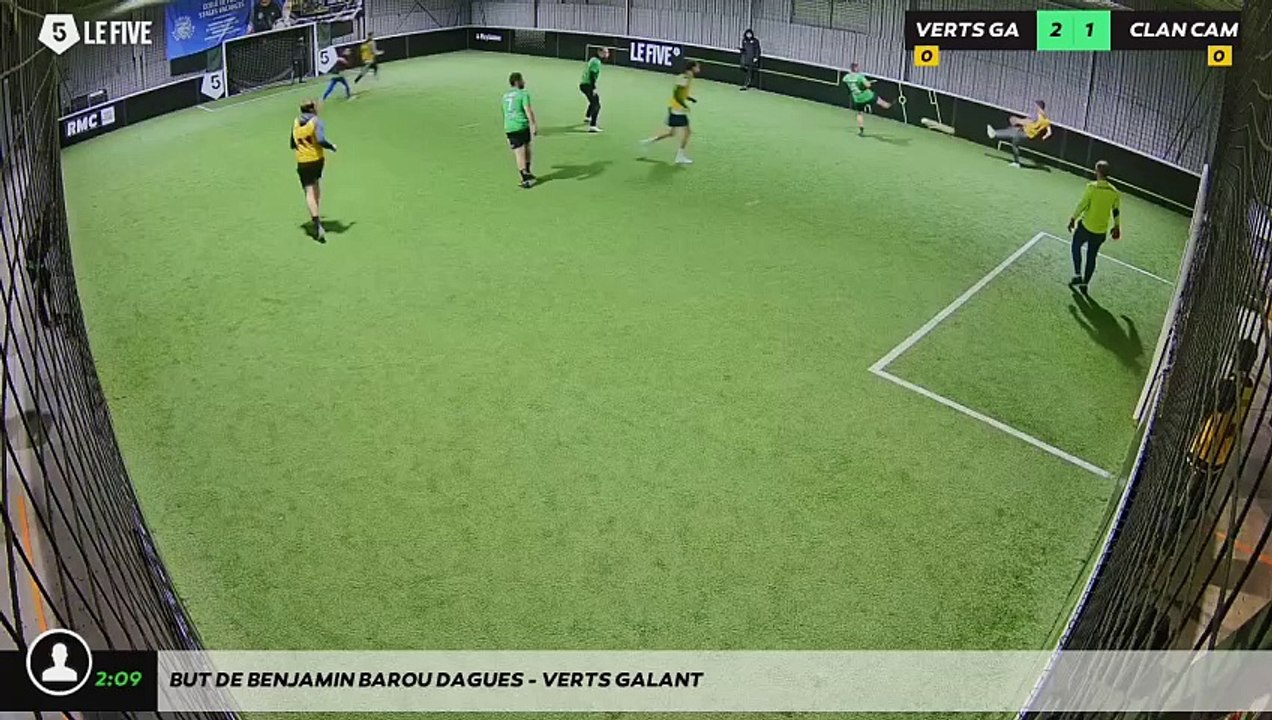 But de Benjamin Barou Dagues - VERTS GALANT