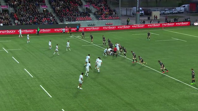 TOP 14 - Essai de Nicolaas JANSE VAN RENSBURG (MHR) - Oyonnax Rugby - Montpellier Hérault Rugby