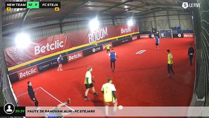 Faute de RAHOVAN  ALIN - FC STEJARII