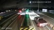 Motorista joga explosivo em cancela de pedágio na estrada do Cia/Aeroporto; veja vídeo