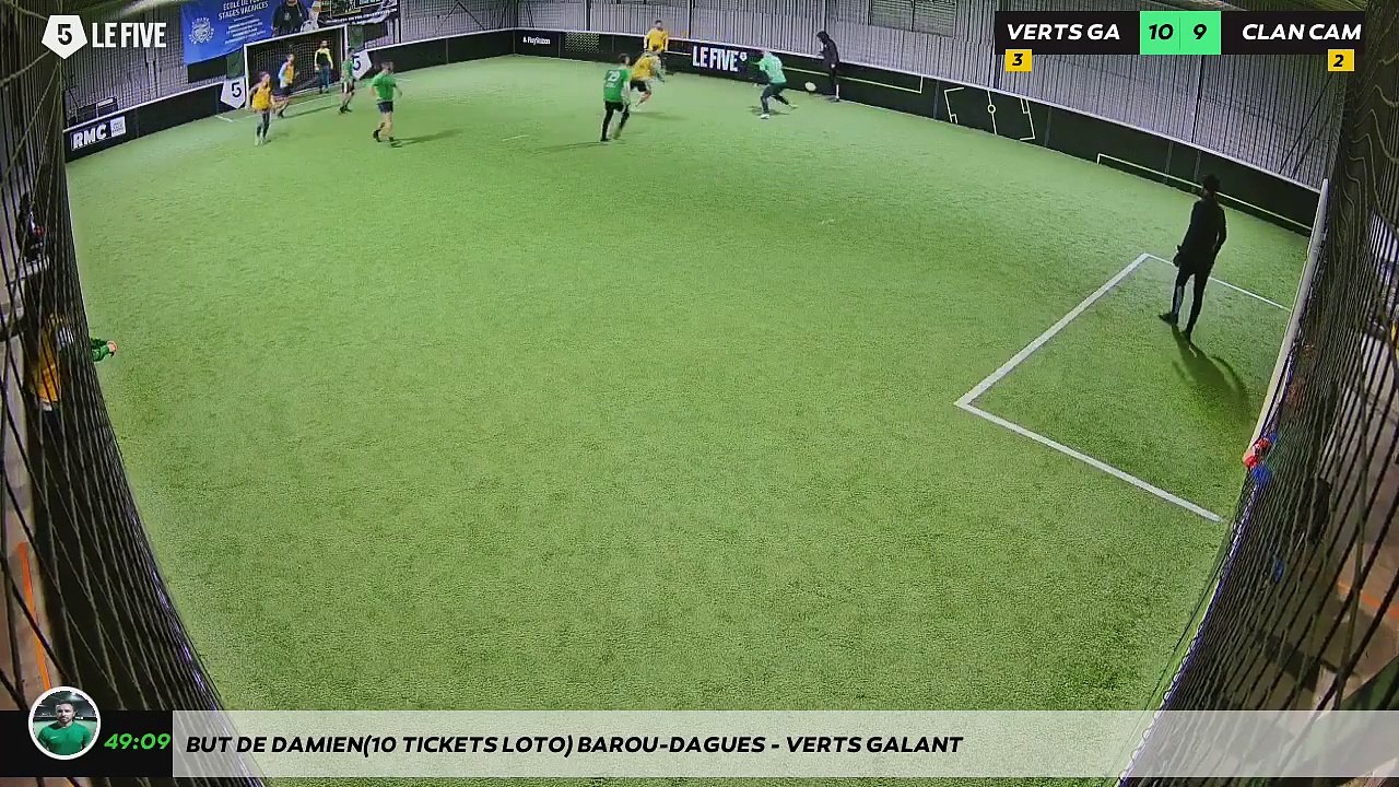 But de Damien(10 tickets LOTO) Barou-dagues - VERTS GALANT