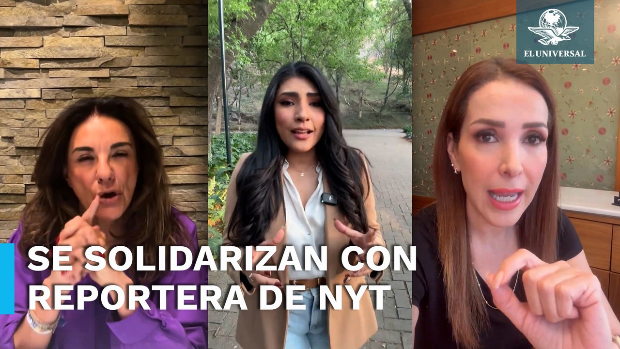 Periodistas y actrices “filtran” sus números en solidaridad con reportera de NYT