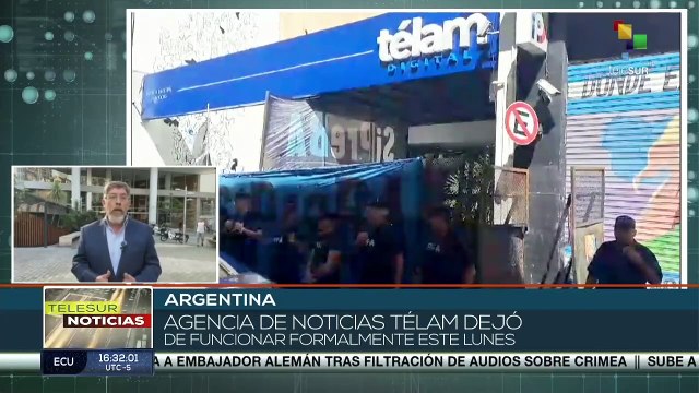 Gobierno de Javier Milei cierra la agencia de Noticias TÉLAM