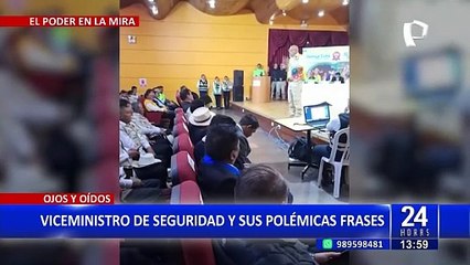 Viceministro de Seguridad Pública: “Perú es uno de los mejores en seguridad ciudadana en América Latina”