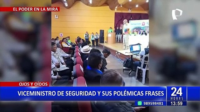 Viceministro de Seguridad Pública: “Perú es uno de los mejores en seguridad ciudadana en América Latina”