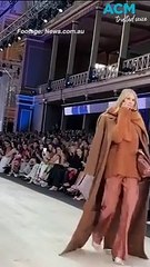 Supermodel Elle Macpherson’s runway return at the Melbourne Fashion Festival