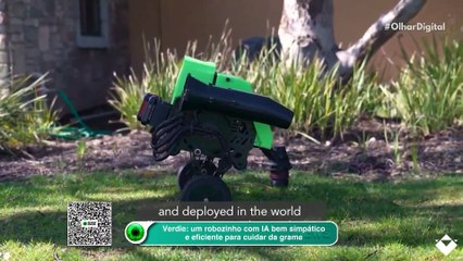 Verdie: um robozinho com IA bem simpático e eficiente para cuidar da grama