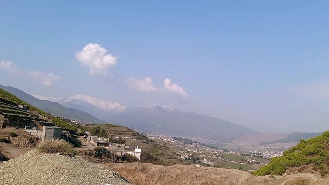 Sun Shines After 100 Hours Of Rain, Snowfall In Timergara, Munda, Jandul, Maidan. Samiullah Khatir