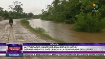 Autoridades bolivianas mantendrán alerta debido a la temporada de lluvias