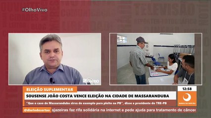 Natural de Sousa, empresário João Costa vence eleição suplementar e é o novo prefeito de Massaranduba