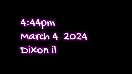 MARCH  4 2024  Dixon IL  Servere weather clouds in 4k