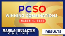 PCSO Lotto Draw Results, March 4, 2024 | P100 million jackpot Grand Lotto 6/55, Mega Lotto 6/45, 4D, 3D, and 2D