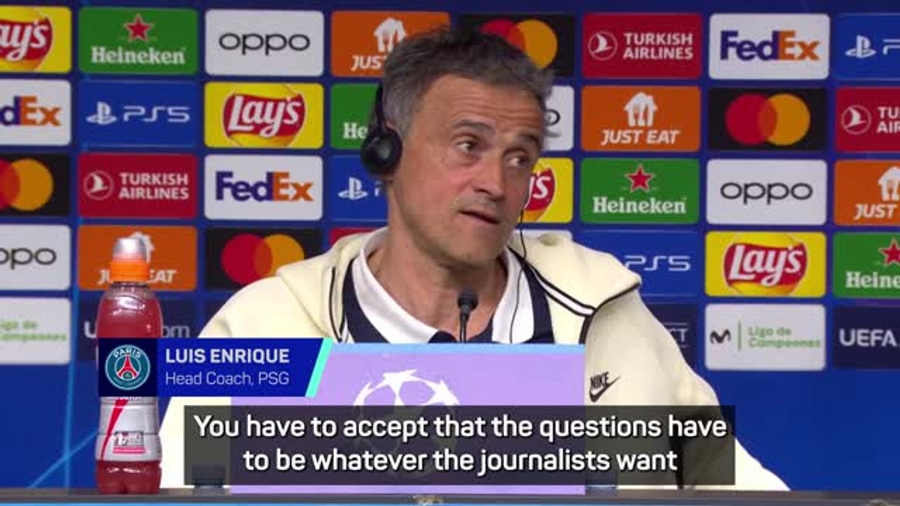 Enrique explains his formula to combat Mbappé questions