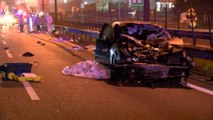TEM Otoyolu'ndaki kazada 5 kişi hayatını kaybetti