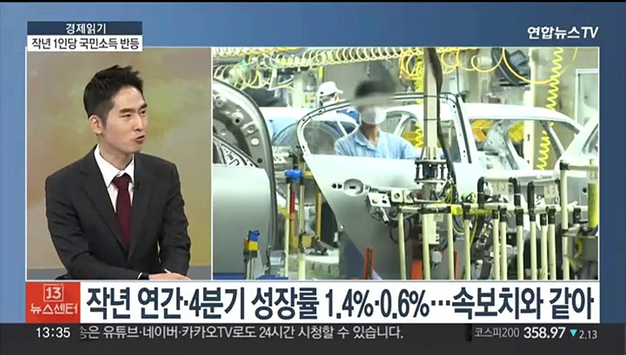 [경제읽기] 작년 1인당 국민소득 3만 3,745달러…1년 만에 반등