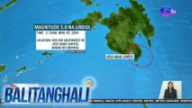 PHIVOLCS: Jose Abad Santos, Davao Occidental, niyanig ng magnitude 5 na lindol | BT