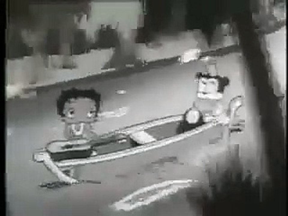 Betty Boop (1932) Bamboo Isle, animated cartoon character designed by Grim Natwick at the request of Max Fleischer.