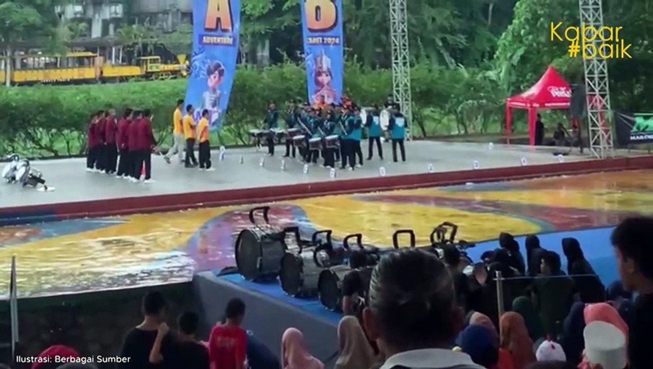 MARCHING BAND GEMA SWARA KOTA SUKABUMI JUARA 1 DRUM BATTLE TINGKAT NASIONAL, JUNGLELAND MARCHING FUN ADVENTURE 2024