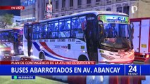 Buses abarrotados en avenida Abancay: plan de contingencia de la ATU no es suficiente