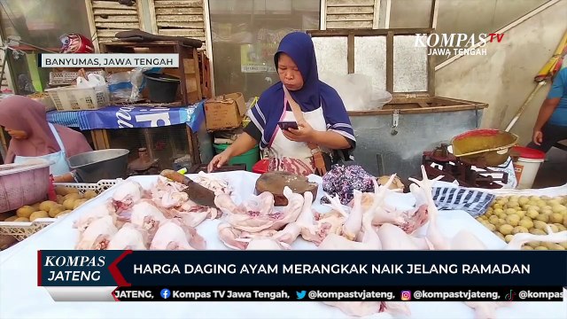 Jelang Ramadan, Harga Daging Ayam di Banyumas Merangkak Naik