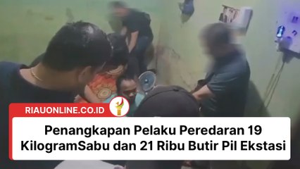 Penangkapan Pelaku Peredaran 19 Kilogram Sabu dan 21 Ribu Butir Pil Ekstasi