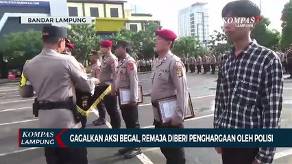 Gagalkan Aksi Begal, Remaja Diberi Penghargaan oleh Polisi